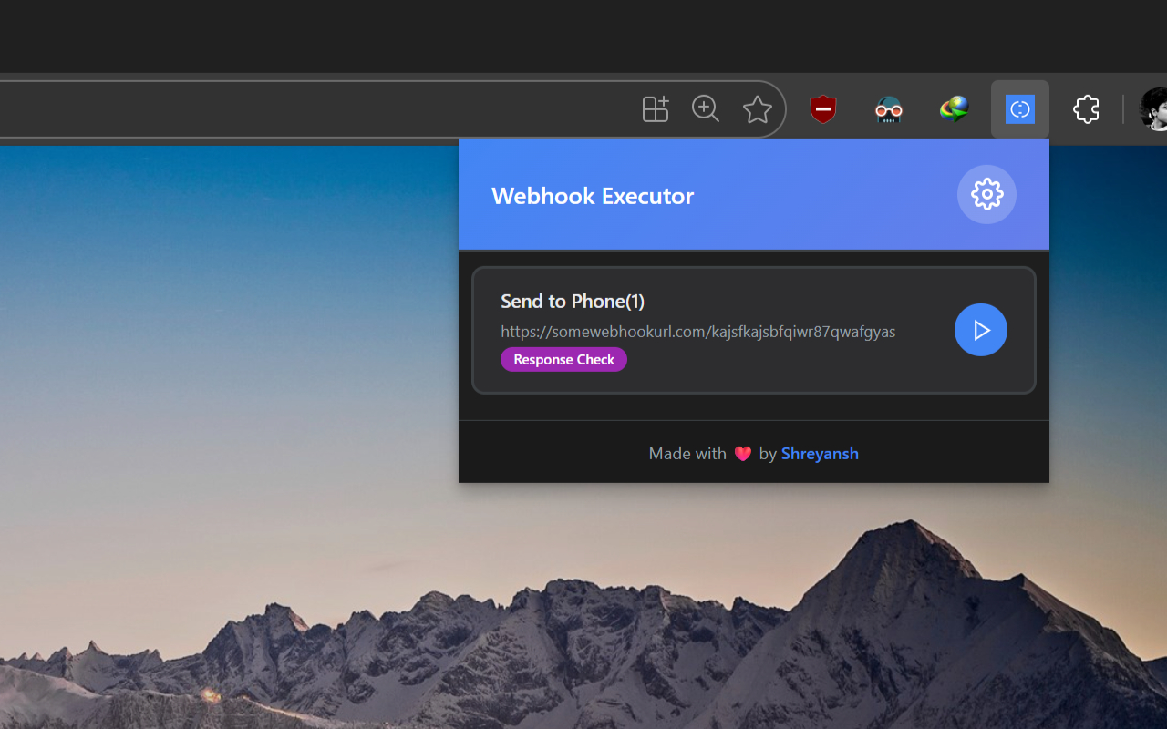 Extension Popup